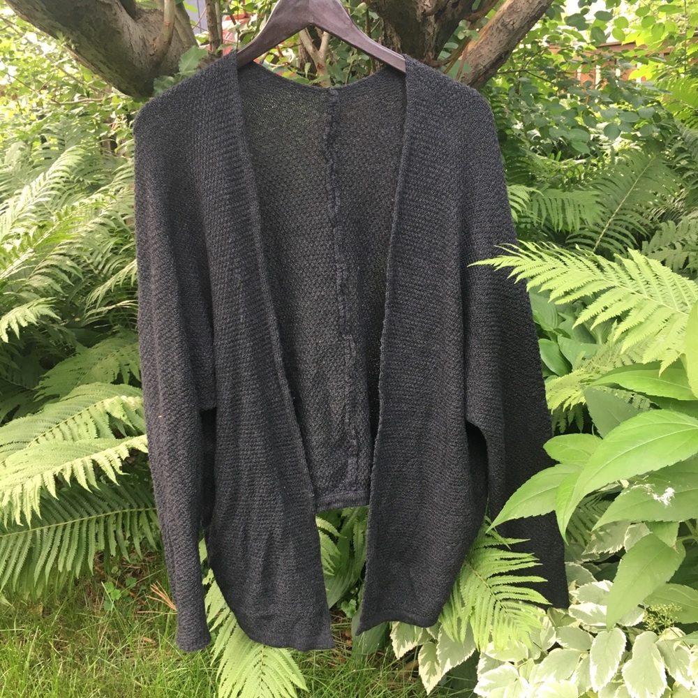 brandy melville black cardigan 🌱